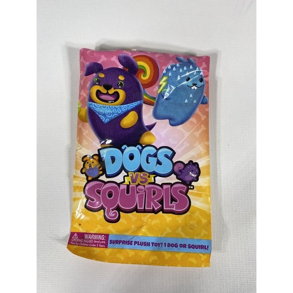 Dogs Vs Squirls Mini Plush Cheezer Squirls #024 New - Picture 10 of 13